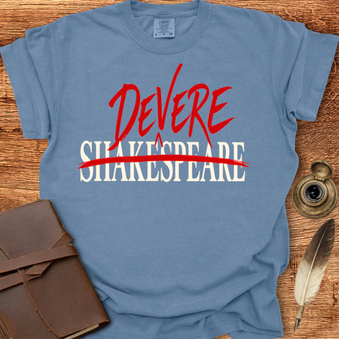 DeVere Correction - Shakespearean T-shirt