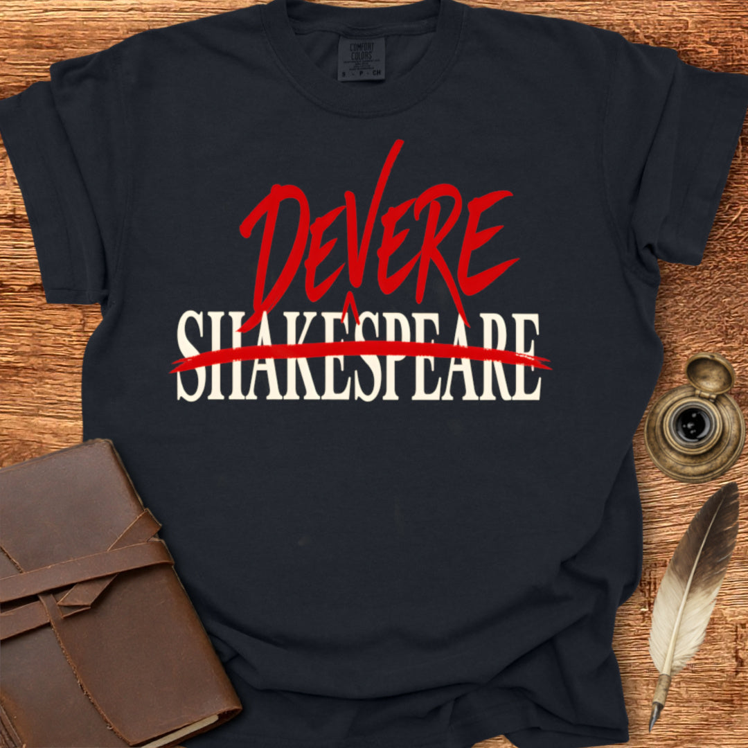DeVere Correction - Shakespearean T-shirt