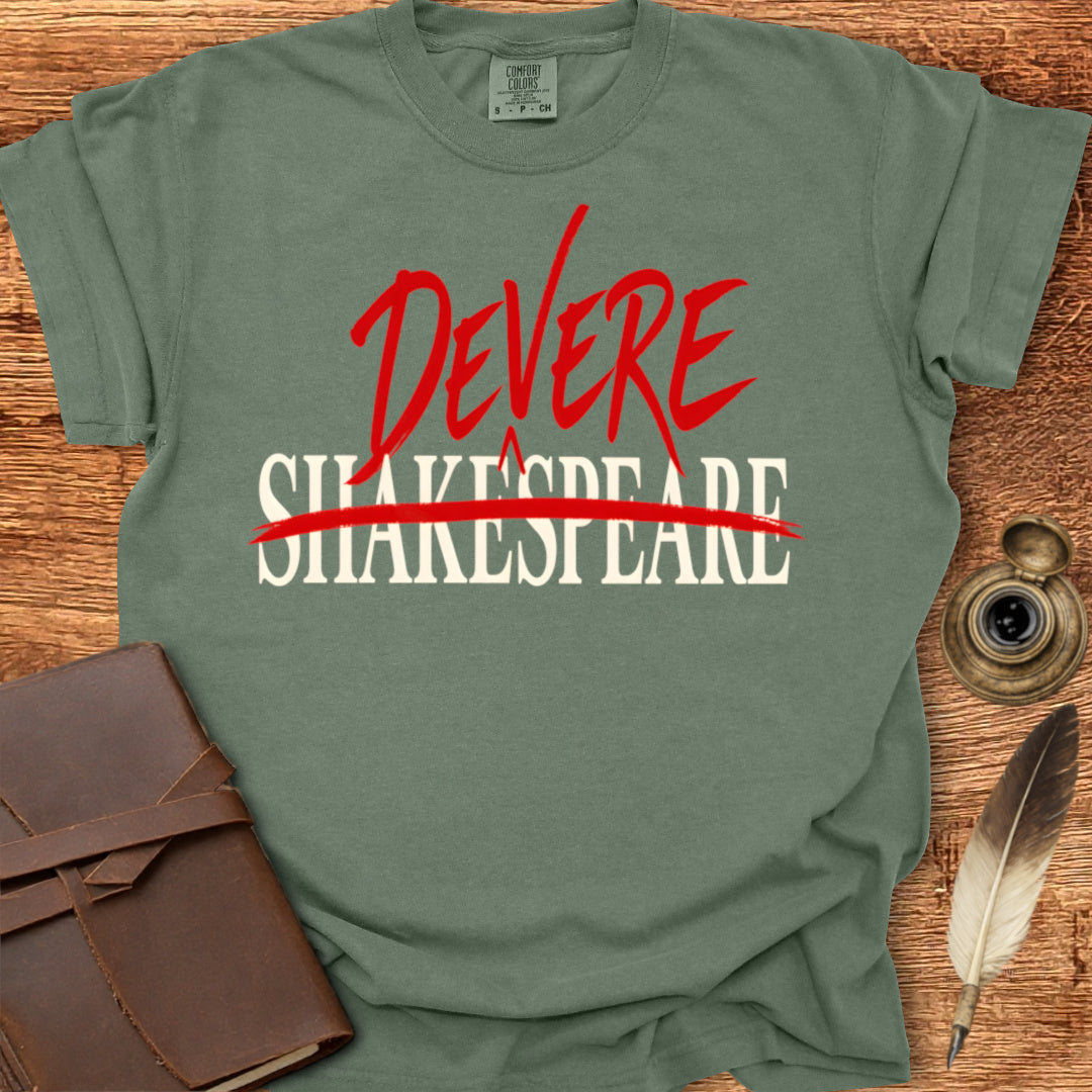DeVere Correction - Shakespearean T-shirt