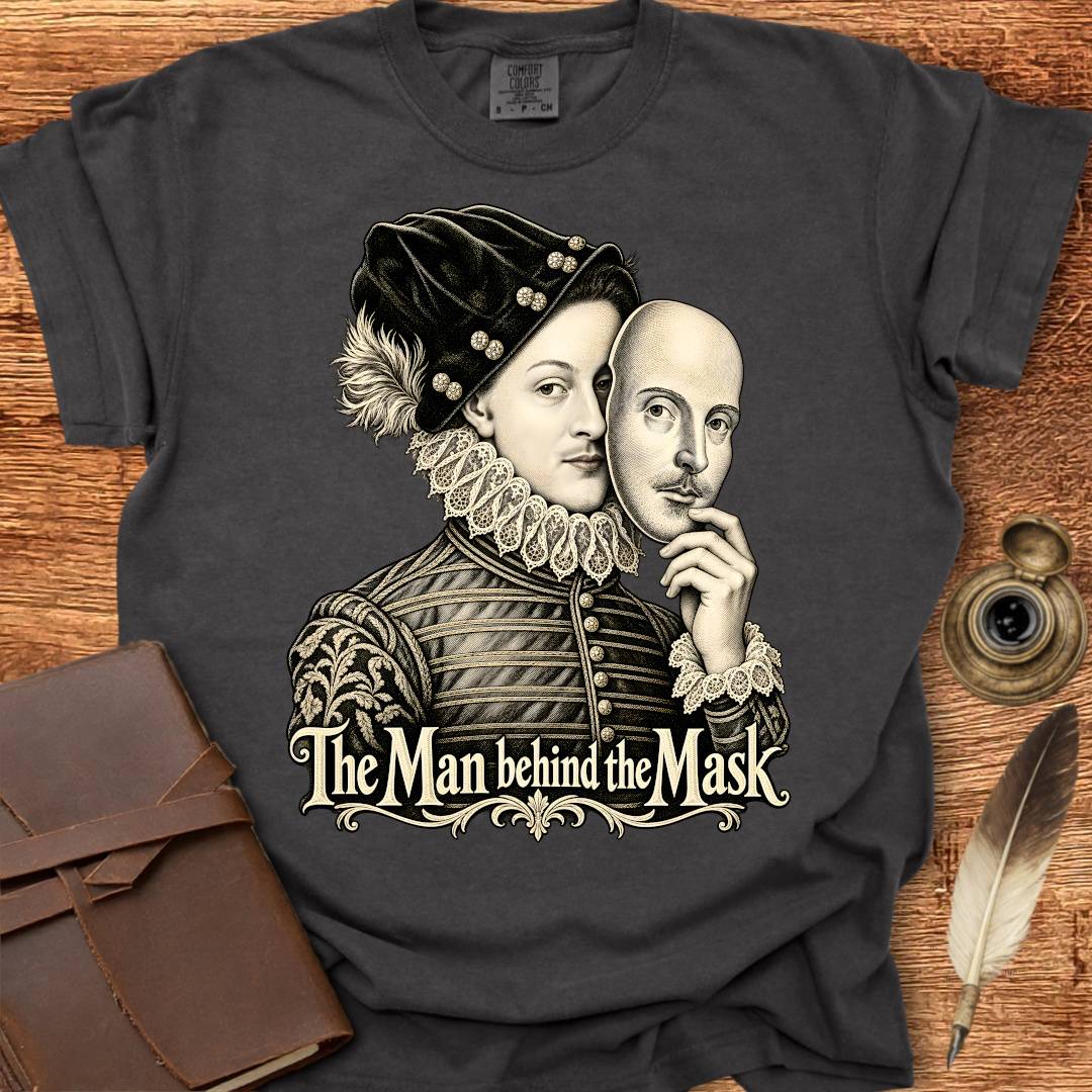 Who's Behind the Mask? - Shakespearean T-shirt