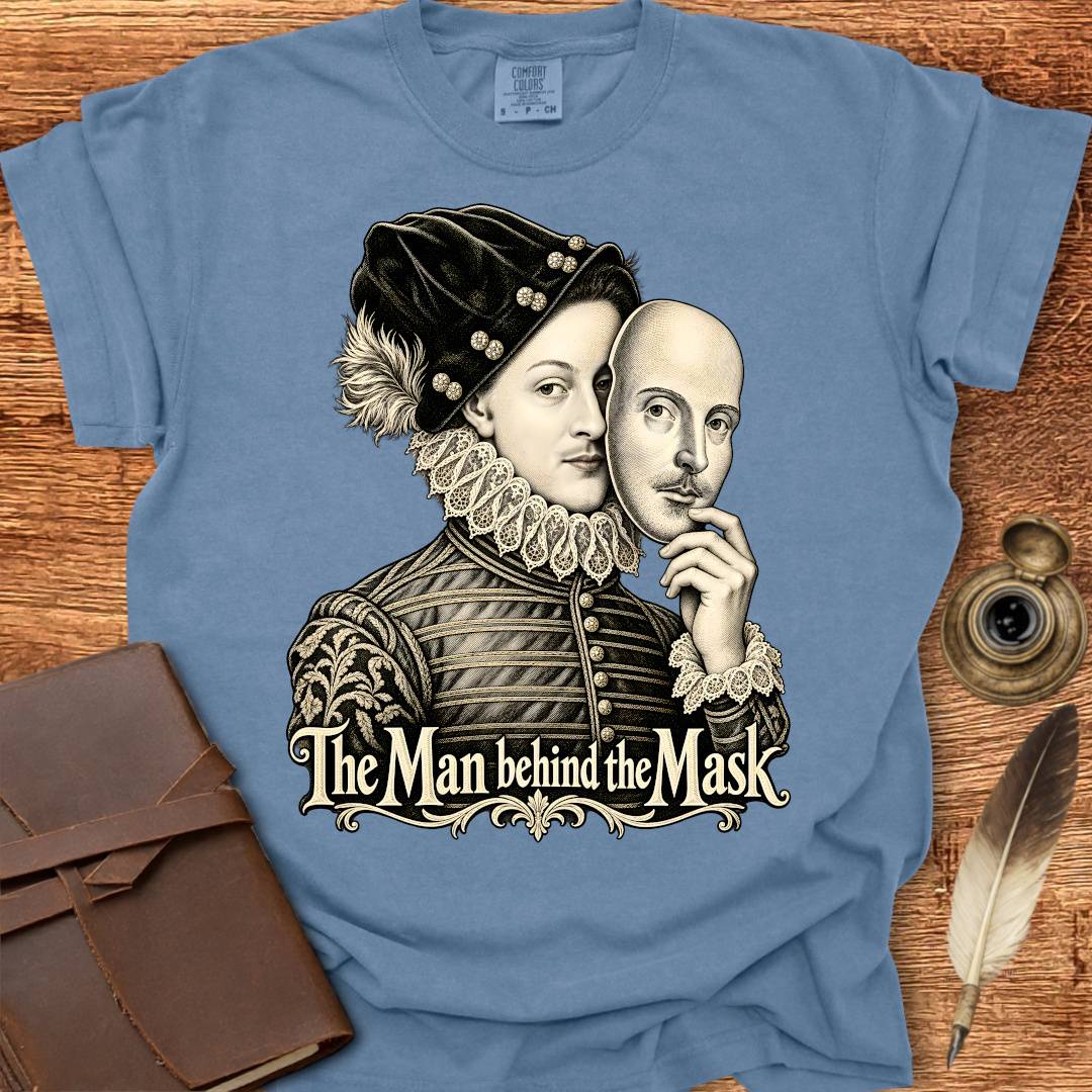 Who's Behind the Mask? - Shakespearean T-shirt