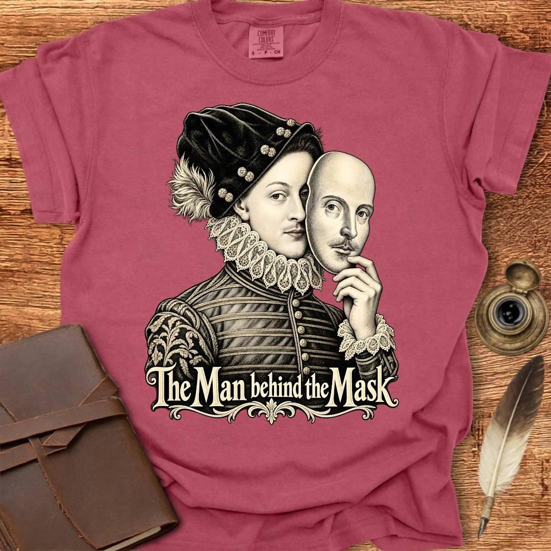 Who's Behind the Mask? - Shakespearean T-shirt