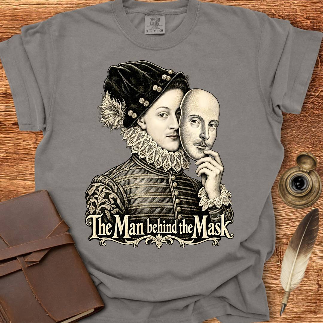 Who's Behind the Mask? - Shakespearean T-shirt