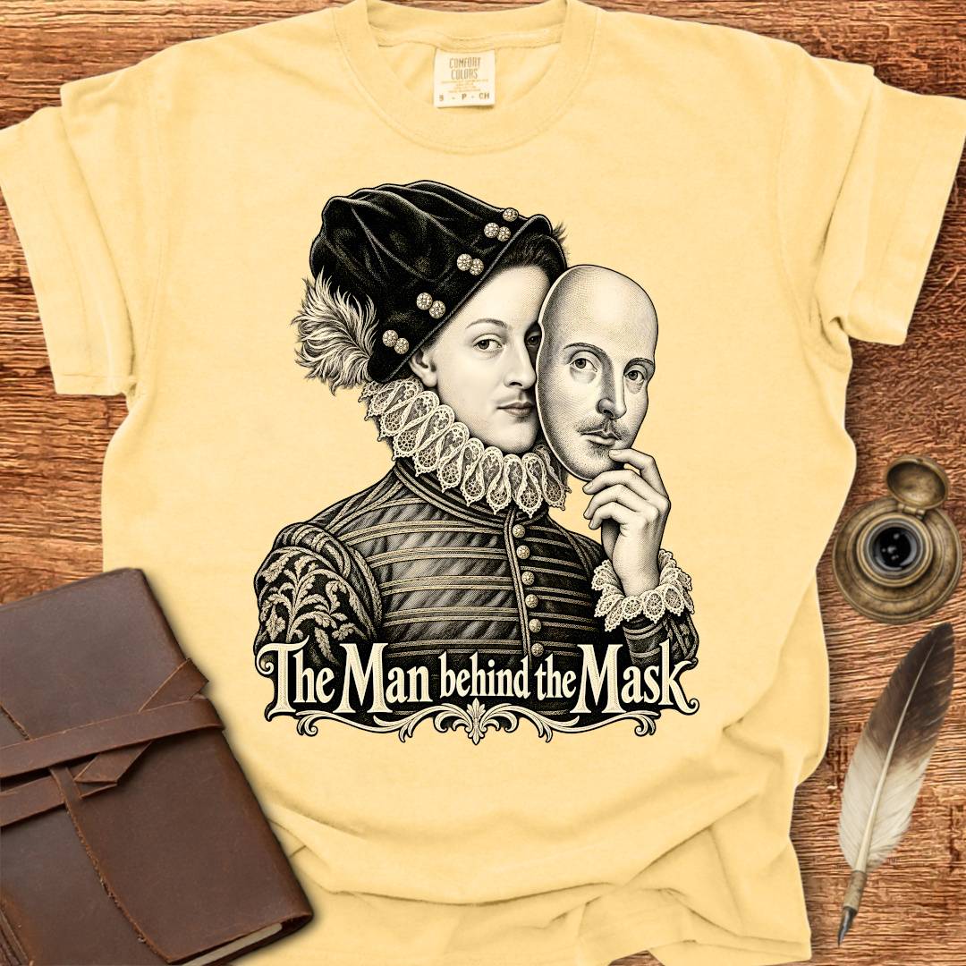 Who's Behind the Mask? - Shakespearean T-shirt