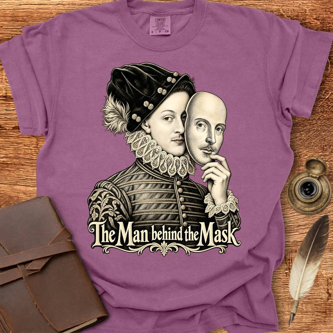 Who's Behind the Mask? - Shakespearean T-shirt