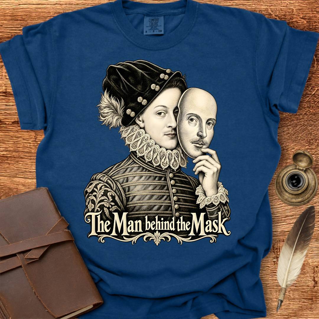 Who's Behind the Mask? - Shakespearean T-shirt
