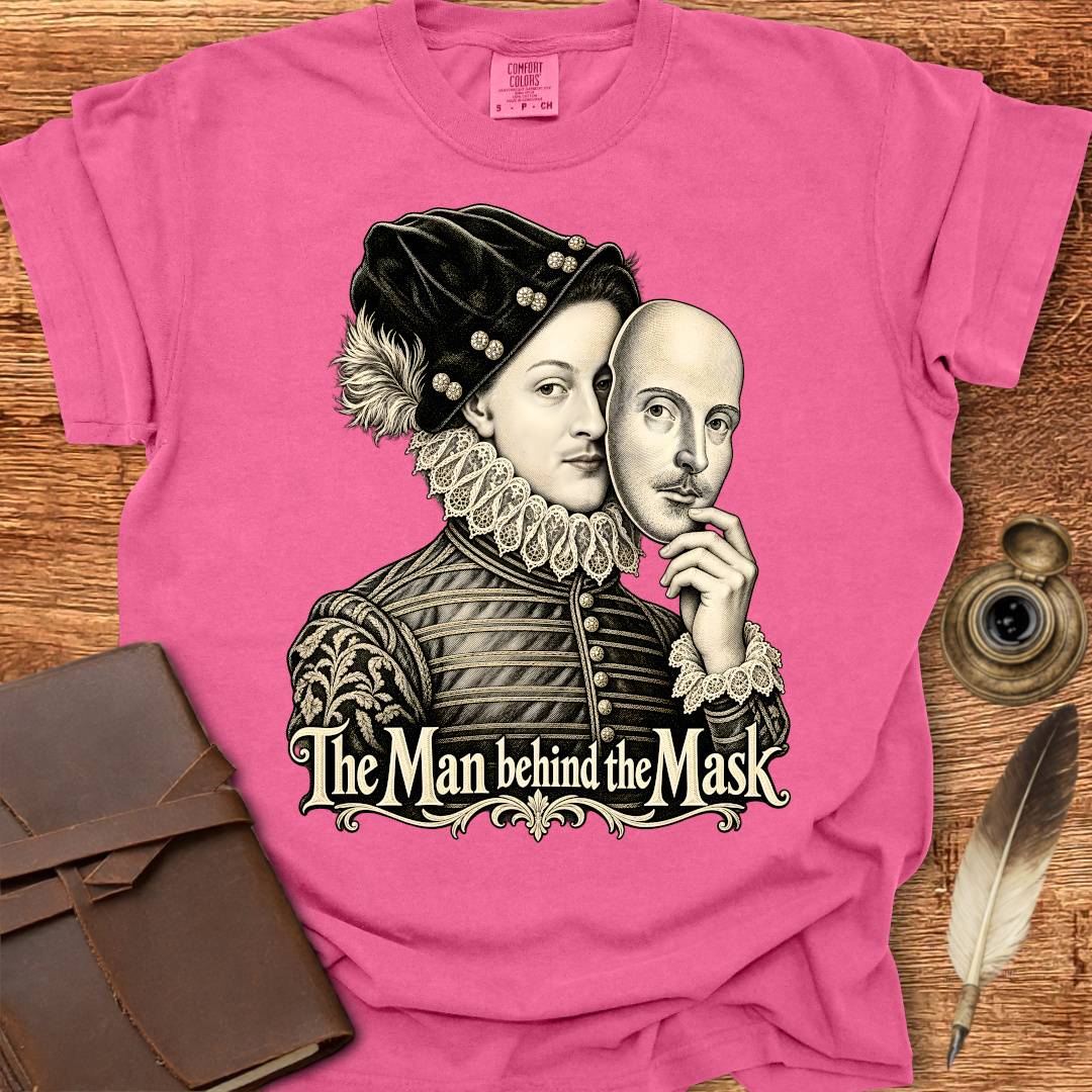 Who's Behind the Mask? - Shakespearean T-shirt