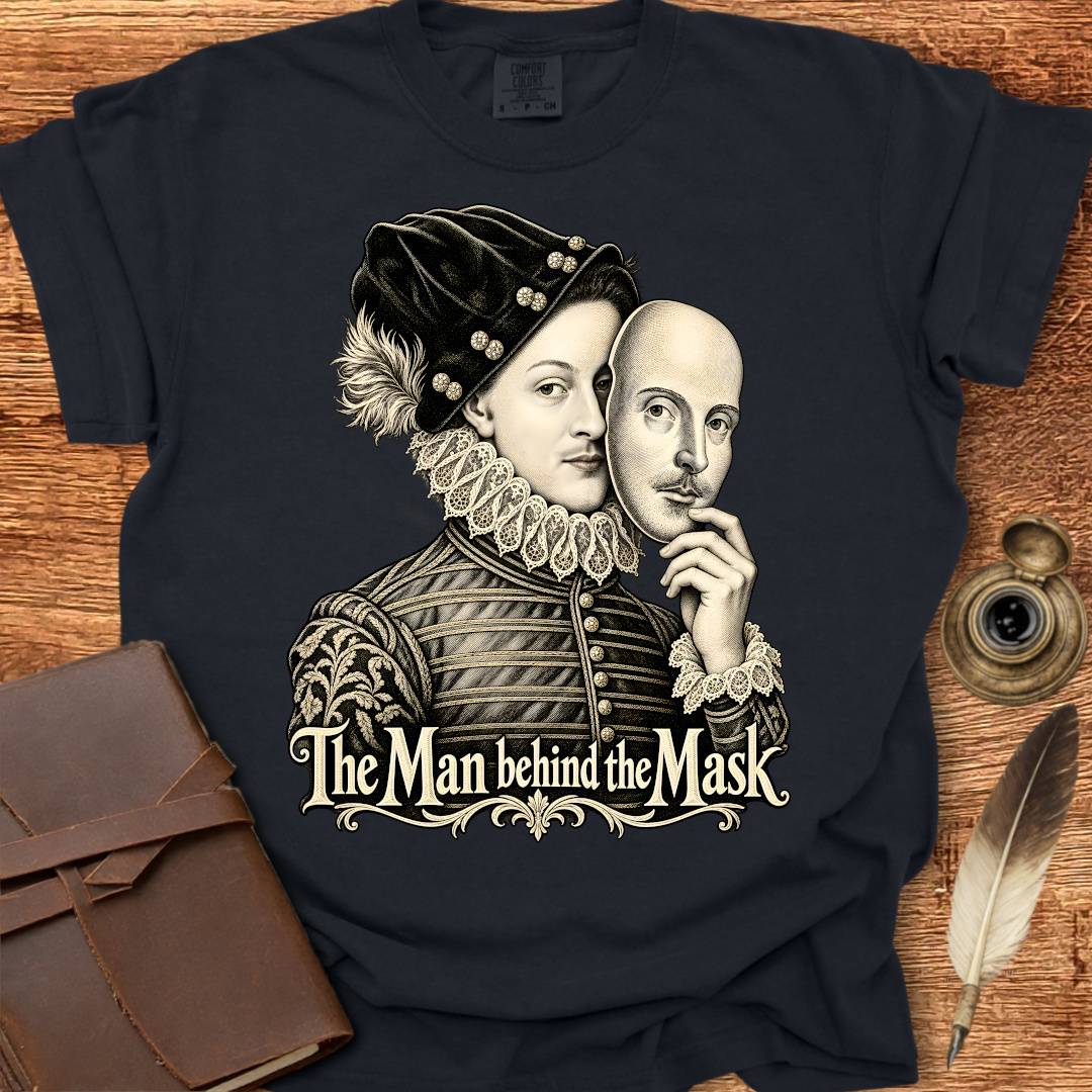 Who's Behind the Mask? - Shakespearean T-shirt