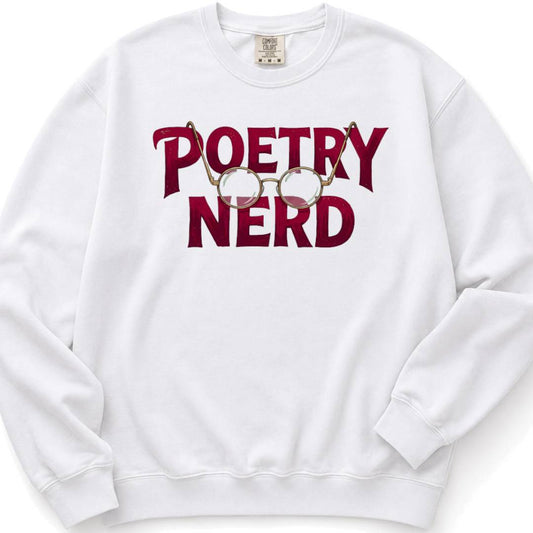 Poetry Nerd - Crewneck Sweatshirt