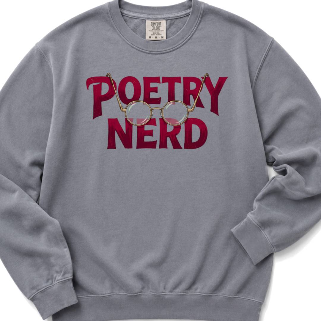 Poetry Nerd - Crewneck Sweatshirt
