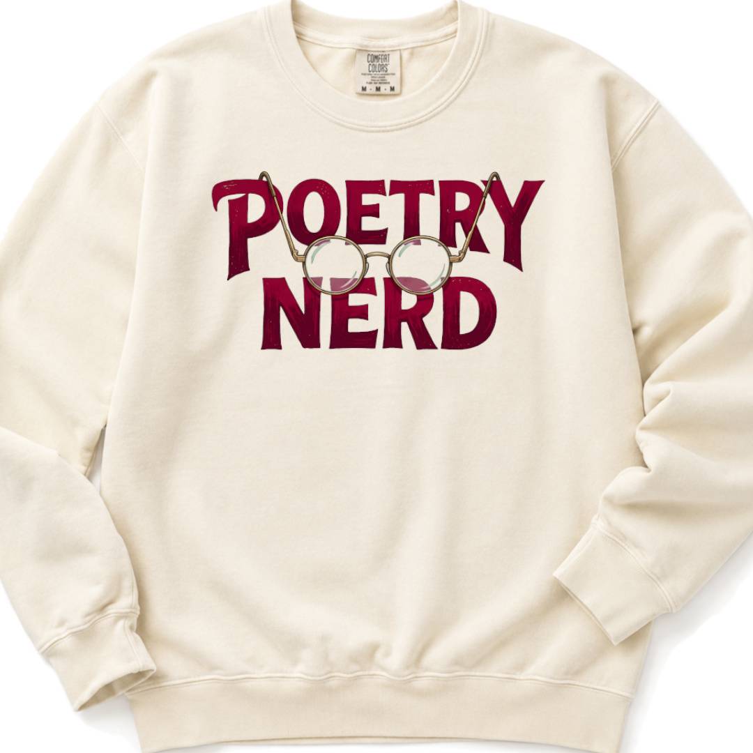 Poetry Nerd - Crewneck Sweatshirt