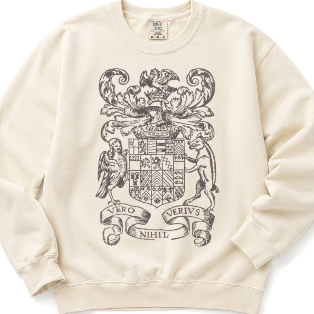 Edward DeVere Coat of Arms - Crewneck Sweatshirt