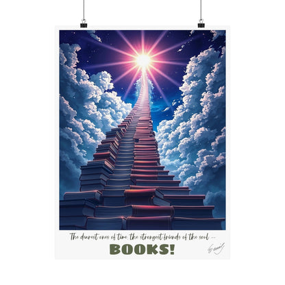 Books! Friends of the Soul —  Dickinson Art Print