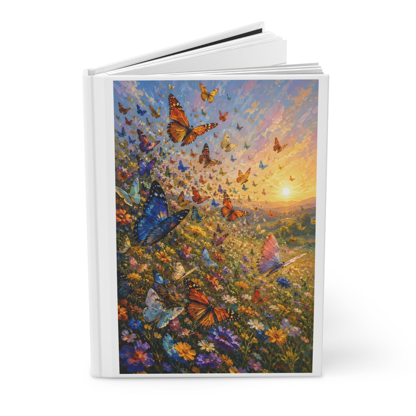 To a Butterfly Hardcover Journal — Poetry Notebook