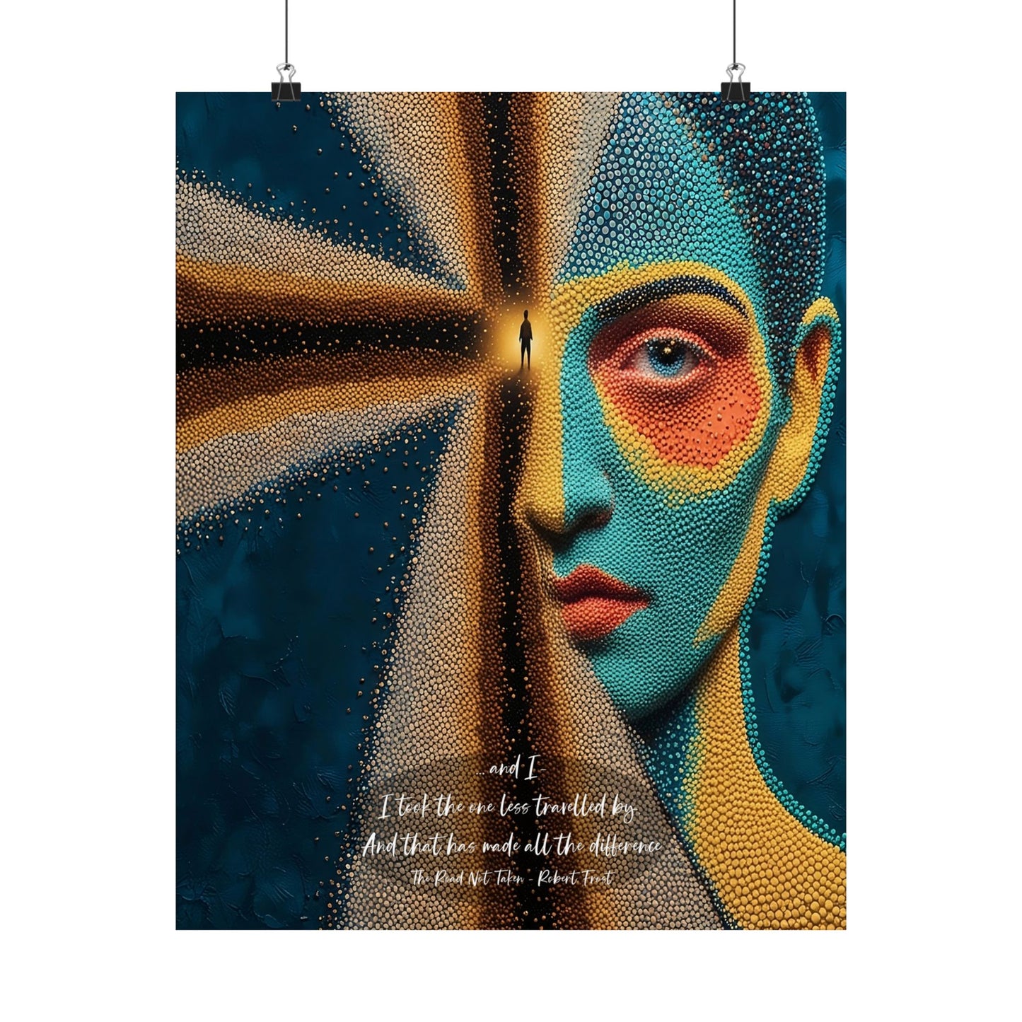 The Road Less Traveled —  Robert Frost Art Print