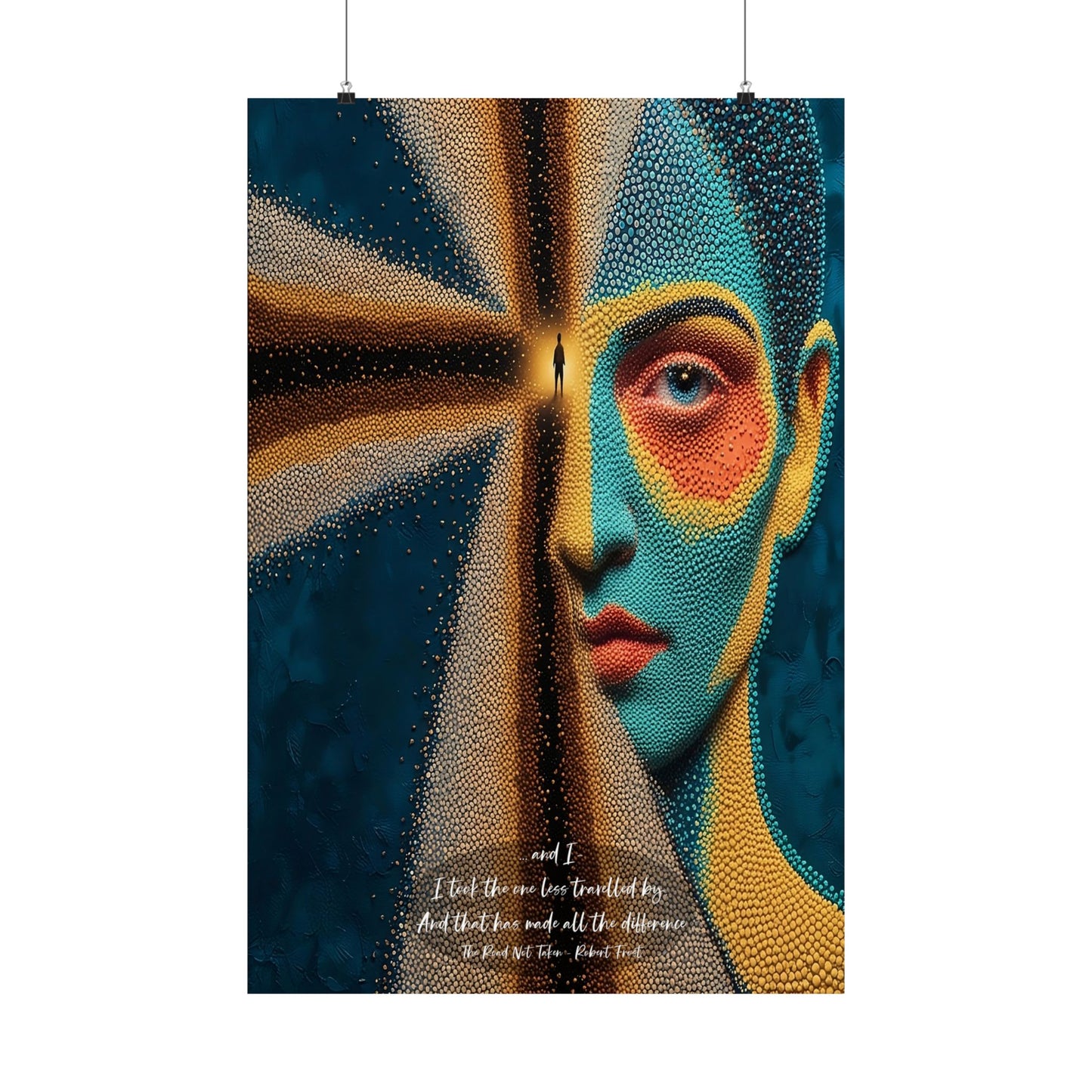 The Road Less Traveled —  Robert Frost Art Print