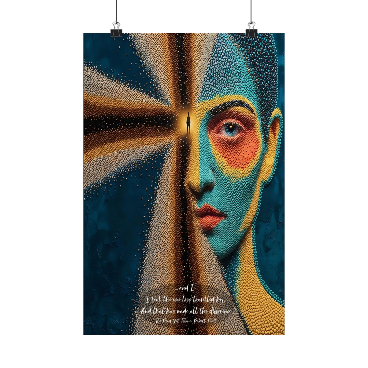 The Road Less Traveled —  Robert Frost Art Print