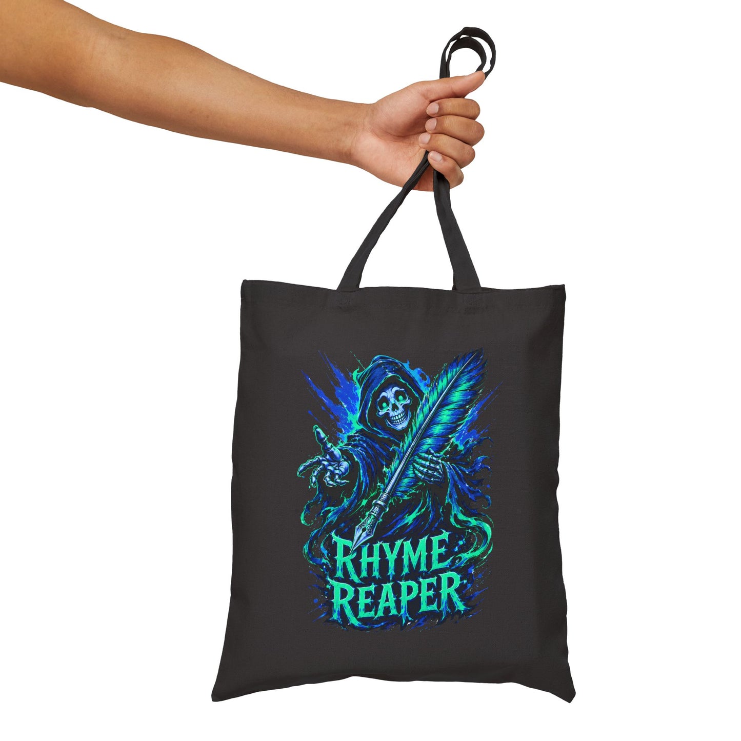 Rhyme Reaper Canvas Tote