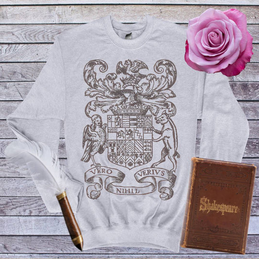 De Vere Coat of Arms Sweatshirt - Ash