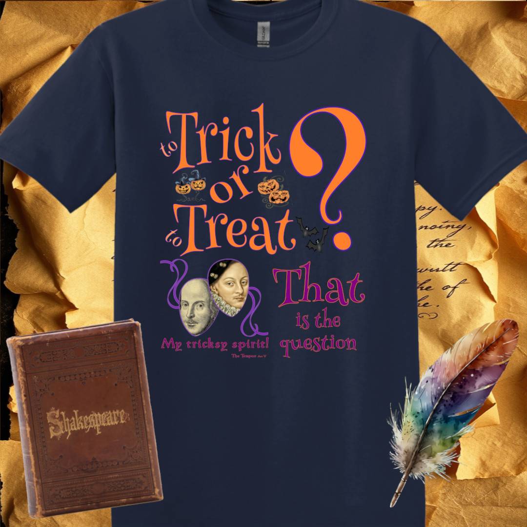 To Trick or To Treat Drama Mask T-Shirt