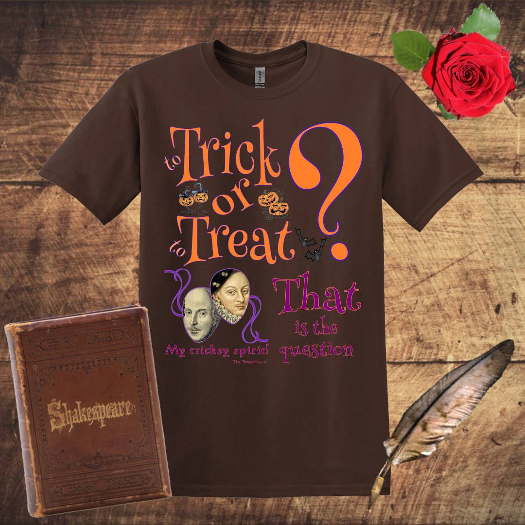 To Trick or To Treat Drama Mask T-Shirt