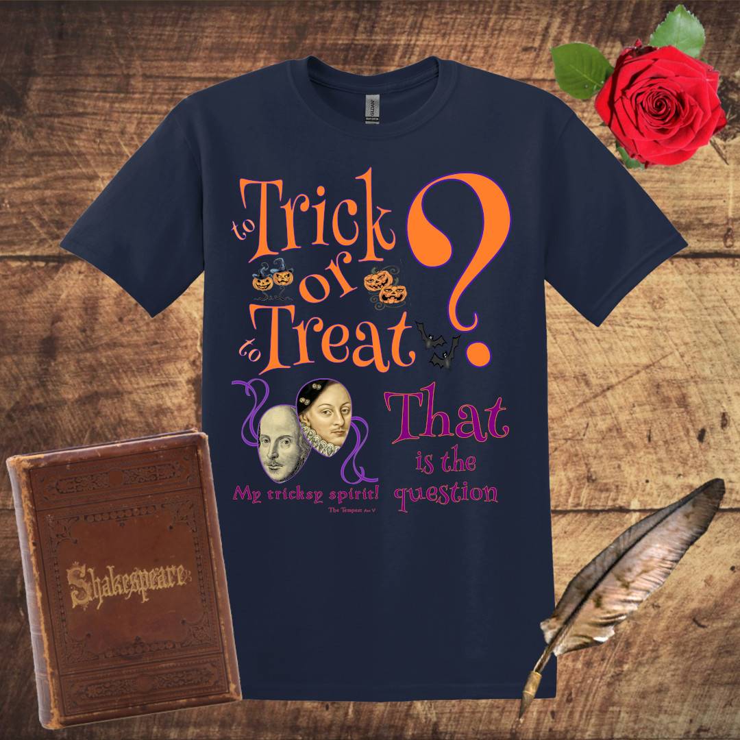 To Trick or To Treat Drama Mask T-Shirt