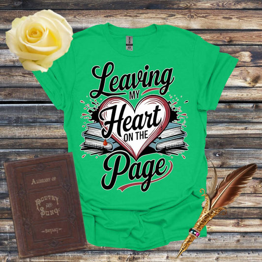 Leaving My Heart on the Page T-Shirt